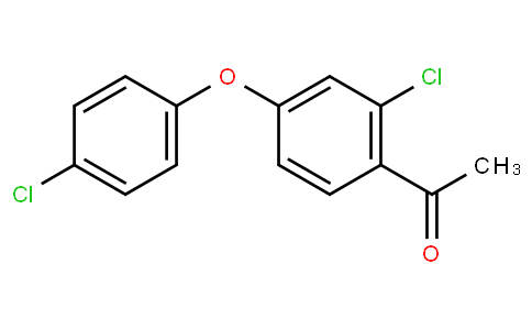 1-[2-Chloro-4-(4-chlorophenoxy)phenyl]ethan-1-one