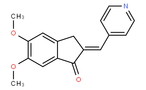 5,6-dimethoxy-2-(pyridine-4-yl)methylene-indan-1-one