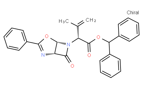  Diphenylmethyl (2R)-3-methyl-2-[(1R,5S)-7-oxo-3-phenyl-4-oxa-2,6- diazabicyclo[3.2.0]hept-2-en-6-yl]-3-butenoate