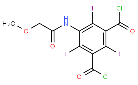 5-Methoxyacetamido-2,4,6-triiodoisophthaloyl chloride