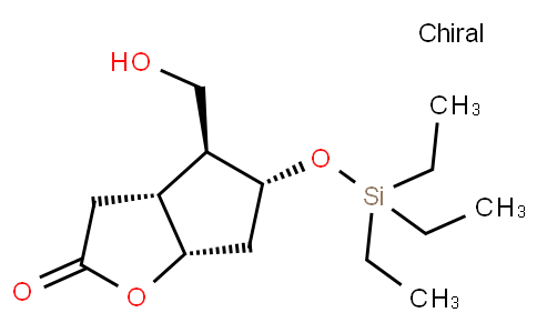 (3aR,4S,5R,6aS)-4-(hydroxymethyl)-5-triethylsilyloxy-3,3a,4,5,6,6a-hexahydrocyclopenta[b]furan-2-one