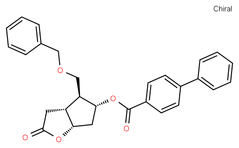 (3aR,4S,5R,6aS)-4-((benzyloxy)methyl)-2-oxohexahydro-2H-cyclopenta[b]furan-5-yl [1,1'-biphenyl]-4-carboxylate