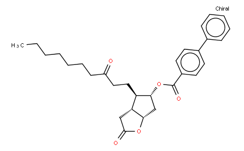 [1,1'-Biphenyl]-4-carboxylic acid,hexahydro-2-oxo-4-(3-oxodecyl)-2H-cyclopenta[b]furan-5-ylester,[3aR-(3a伪,4伪,5尾,6a伪)]