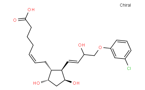 (Z)-7-[(1R,2R,3S,5S)-2-[(E)-4-(3-chlorophenoxy)-3-hydroxybut-1-enyl]-3,5-dihydroxycyclopentyl]hept-5-enoic acid