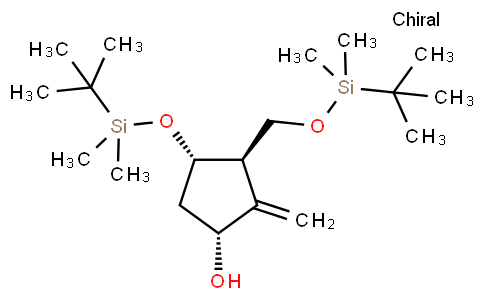 1R,3R,4S)-4-((叔丁基二甲基甲硅烷基)氧基)-3-(((叔丁基二甲基甲硅烷基)氧基)甲基)-2-亚甲基环戊醇