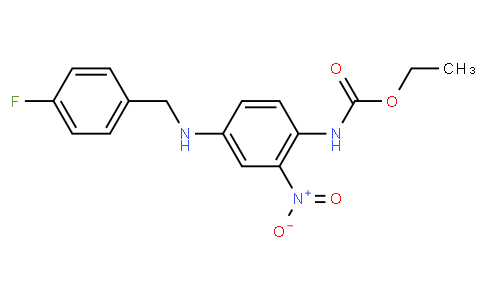 Ethyl {4-[(4-fluorobenzyl)amino]-2-nitrophenyl}carbamat