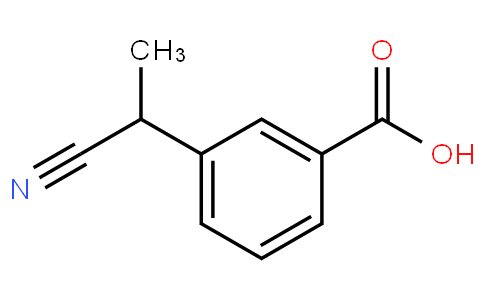 3-(1-cyanoethyl)benzoic acid
