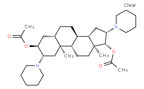 (2b,3a,16b,17b)-2,16-双(哌啶基)-3,17-二乙酰氧基-5-雄甾烷