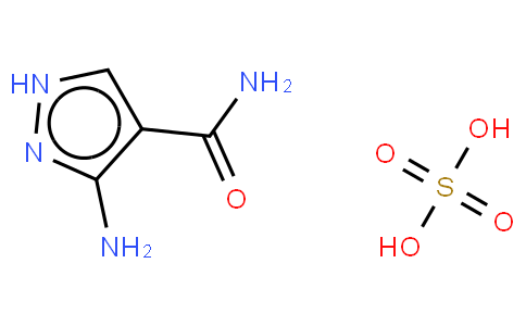 5-amino-1H-pyrazole-4-carboxamide,sulfuric acid