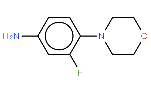 3-Fluoro-4-(4-morpholinyl)-benzeamine