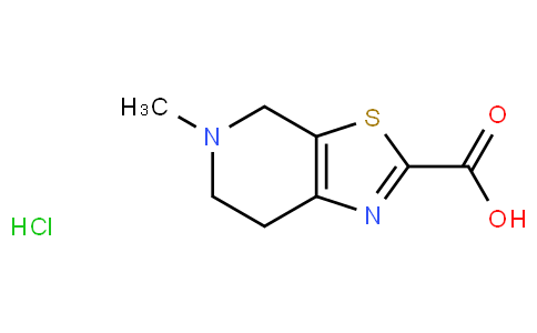 4,5,6,7-四氢-5-甲基-噻唑并[5,4-c]吡啶-2-羧酸 盐酸盐