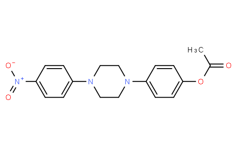 Acetic acid 4-[4-(4-nitro-phenyl)-piperazin-1-yl]-phenyl ester