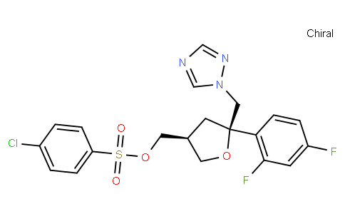 [(3S,5R)-5-(2,4-difluorophenyl)-5-(1,2,4-triazol-1-ylmethyl)tetra hydrofuran-3-yl]methyl 4-chlorobenzenesulfonate