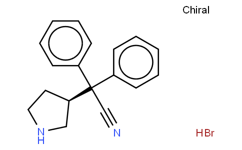 Difenyl[(s)-pyrrolidine-3-yl]acetonitrilhydrobromide