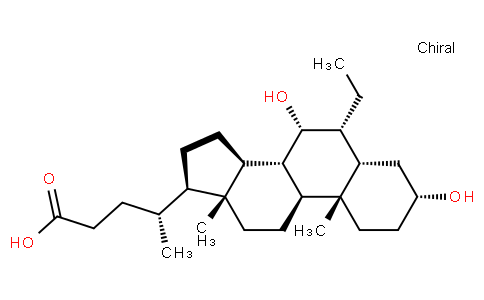 6-Ethylchenodeoxycholic acid