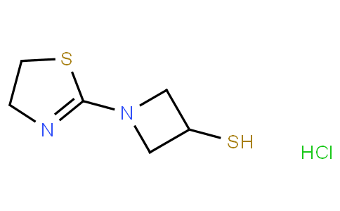 3-Azetidinethiol,1-(4,5-dihydro-2-thiazolyl)-, monohydrochloride