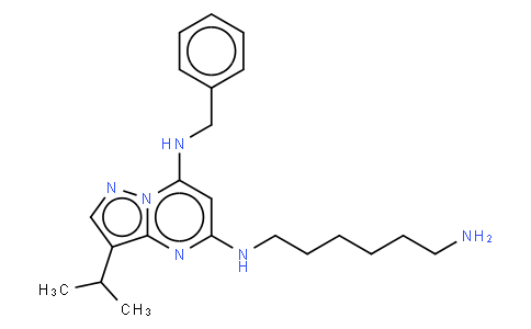 5-N-(6-aminohexyl)-7-N-benzyl-3-propan-2-ylpyrazolo[1,5-a]pyrimidine-5,7-diamine,hydrochloride