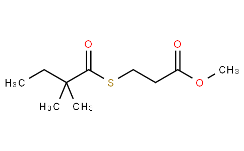 α-Dimethylbutyryl-S-methyl mercaptopropionate
