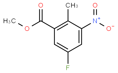 5-fluoro-2-methyl-3-nitrobenzoic acid methyl ester
