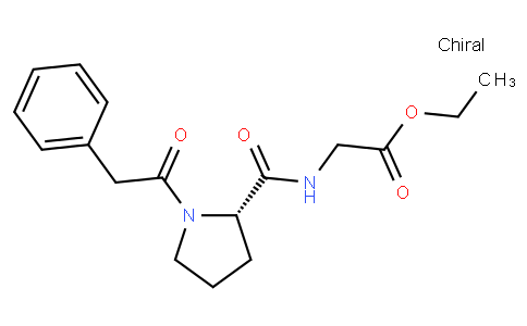 Ethyl 2-[[(2S)-1-(2-phenylacetyl)pyrrolidine-2-carbonyl]amino]acetate