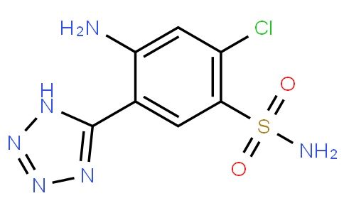 2-Chloro-5-(1H-tetrazole-5-yl)-4-aminobenzenesulfonamide