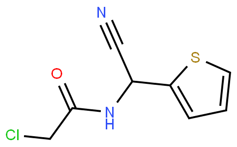 2-Chloro-N-(α-cyano-2-thenyl)acetamide