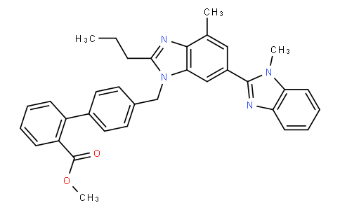 Methyl 2-[4-[[4-methyl-6-(1-methylbenzimidazol-2-yl)-2-propylbenzimidazol-1-yl]methyl]phenyl]benzoate