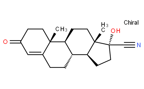 (17alpha)-17-hydroxy-3-oxoandrost-4-ene-17-carbonitrile