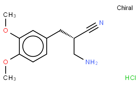 L-3-(3,4-二甲氧基苯基)-2-氨基-2-甲基丙腈盐酸盐