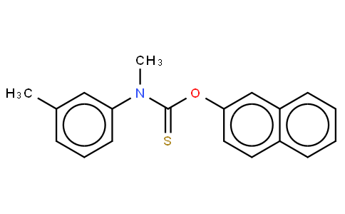 N-甲基-N-(3-间甲苯基)硫代氨基甲酸-2-萘酯