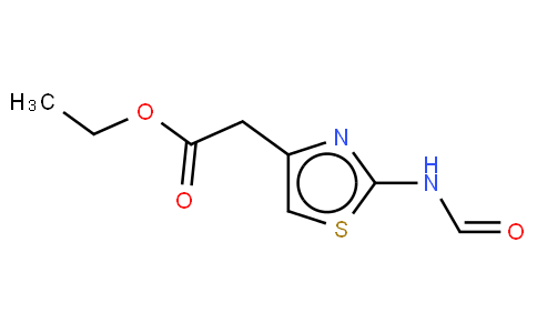 Ethyl 2-(2-formylaminothiazol-4-yl) acetate