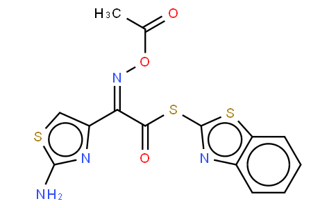 S-2-Benzothiazolyl ( Z )-2-(2-aminothiazol-4-yl)-2-acetylox-yiminothioacetate