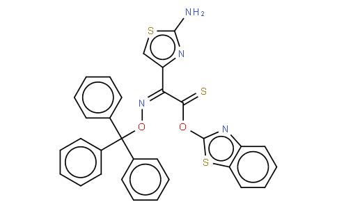 S-2-Benzothiazolyl ( Z )-2-(2-aminothiazol-4-yl)-2-trityloxy-iminothioacet ate