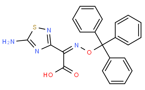 (Z)-2-(5-Amino-1,2,4-thiadiazol-3-yl)-2-trityloxyiminoacetic acid