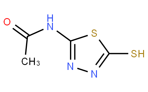 2-Acetylamino-5-mercapto-1,3,4-thiadiazole