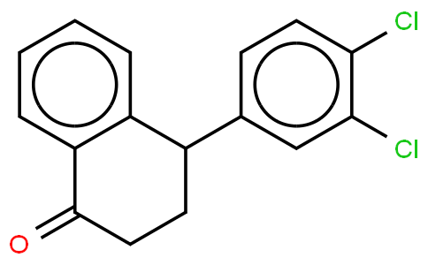 4-(3,4-dichlorophenyl)-3,4-dihydro-1(2H)-naphthalene-1-one 4-(3,4-dichloro-phenyl)-1-tetralone