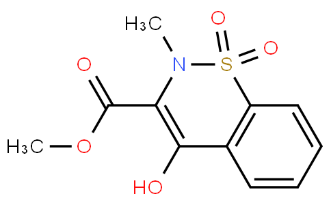 2-Methyl-4-hydroxy-2h-1,2-benzothiazine-3-carboxylic methyl ester-1,1-dioxide