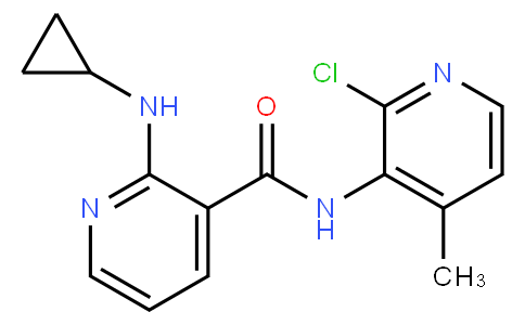 N-(2-chloro-4-methyl-3-pyridinyl)-2-(cyclopropylamino)-3-Pyridinecarboxamide