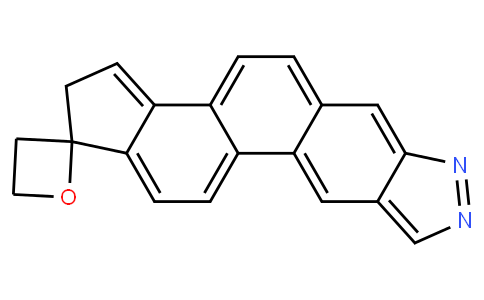 Spiro[cyclopenta[7,​8]​phenanthro[2,​3-​c]​pyrazole-​1(2H)​,​2'-​oxetane] (8CI,​9CI)