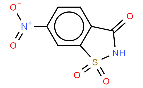6-Nitro-1,2-benzisothiazolin-3-one 1,1-dioxide