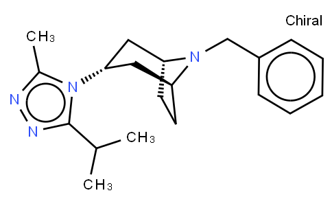 8-苄基-3-外型-(5-异丙基-3-甲基-4H-1,2,4-三唑-4-基)-8-氮杂双环[3.2.1]辛烷