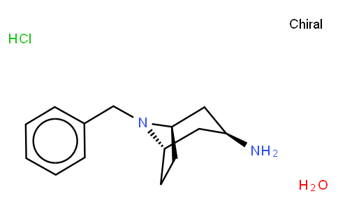 3-Amino-8-benzyl-8-azabicyclo[3.2.1]octane, 2HCl,1/2hydrate, (3-endo)-