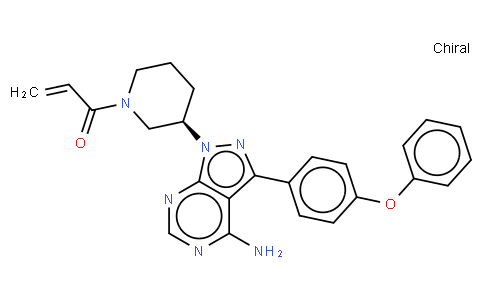 1-[(3R)-3-[4-氨基-3-(4-苯氧基苯基)-1H-吡唑并[3,4-D]嘧啶-1-基]-1-哌啶基]-2-丙烯-1-酮