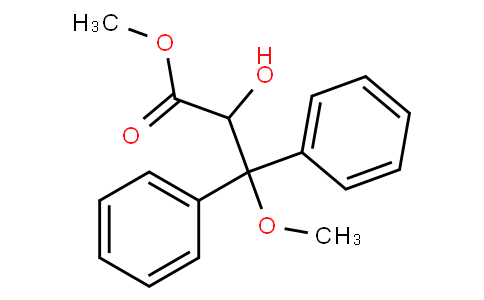 Methyl 2-hydroxy-3-methoxy-3,3-diphenylpropionate