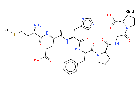 L-蛋氨酰-L-α-谷氨酰组氨酰-L-苯基丙氨酰-L-脯氨酰甘氨酰-L-脯氨酸