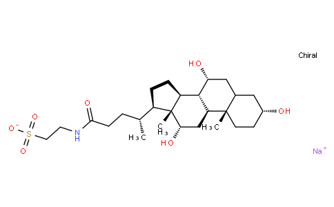 牛磺胆酸钠,从牛胆中所得