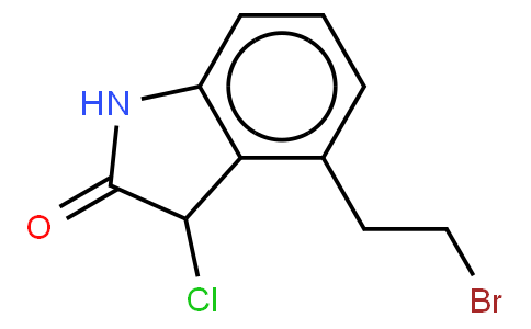 4-(2'-溴乙基)-3-氯-1,3-二氯-2-吲哚酮