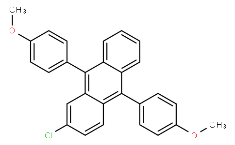 9,10-Bis(4-methoxyphenyl)-2-chloroanthracene