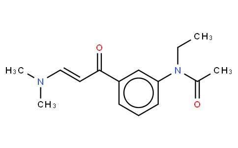 N-乙基-N-3-[(3-二甲胺基-1-氧代-2-丙稀基-)苯基-]乙酰胺