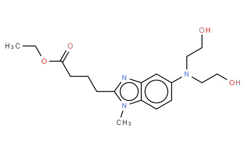 [1-甲基-2-(4'-丁酸乙酯基)-5-N, N-二(2'-羟基乙基)]-1H -苯并咪唑